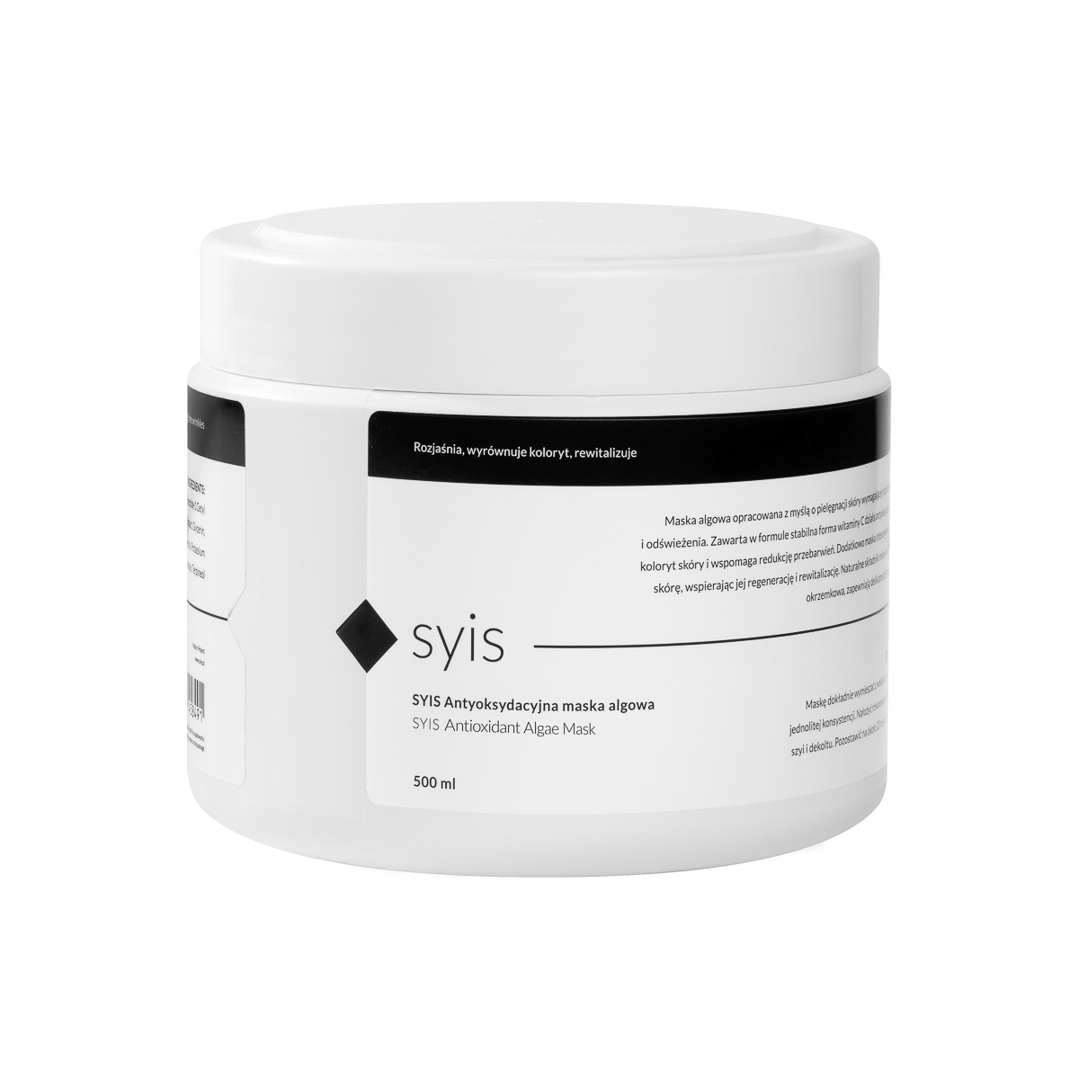 SYIS Antioxidative Algenmaske 500ml - Intensive Hautpflege mit Meeresalgen