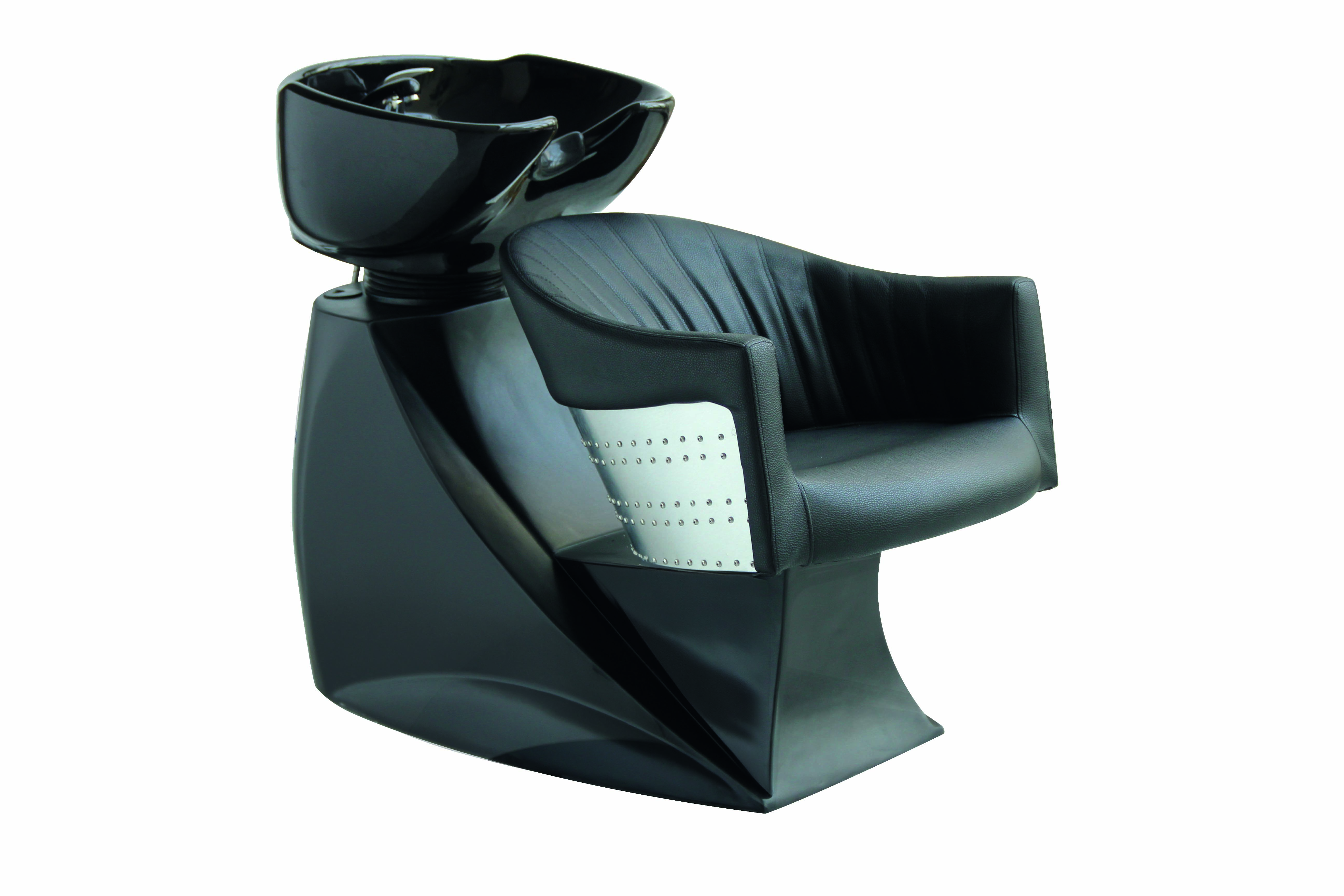 Waschplatz Tropez Saeule Schwarz Salon