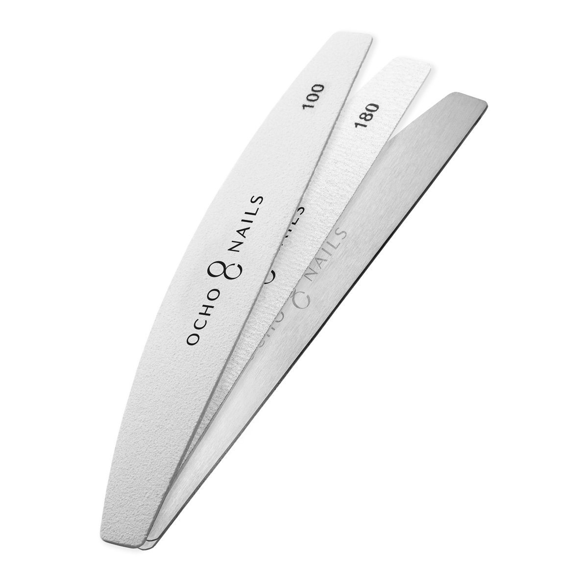 Ocho Nails Metallkernfeile halbmond 100/180 20er