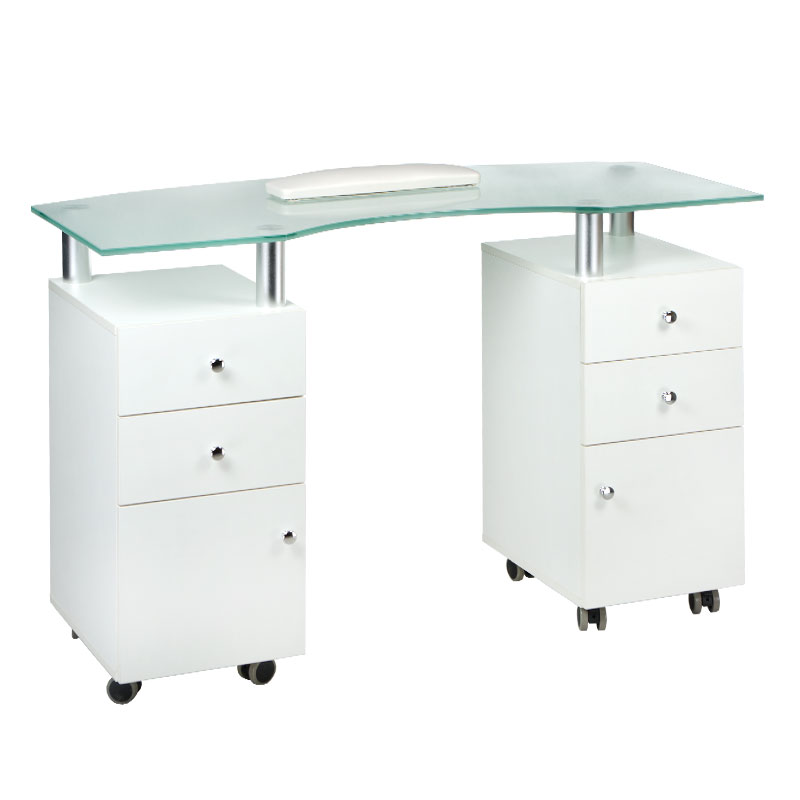BD-3453 Maniküretisch Elegance mit Glasplatte