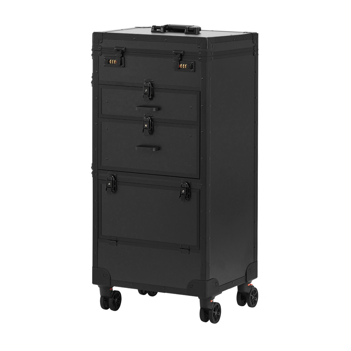 GABBIANO Mobile Friseurassistentin Barbier V21 in Schwarz - Professioneller Friseurbedarf