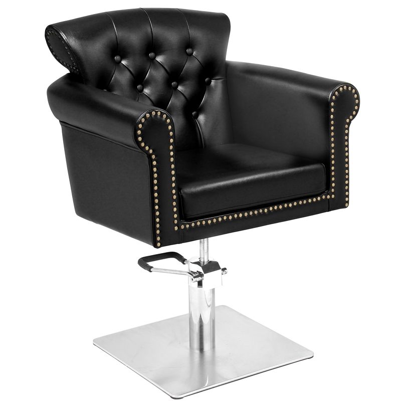 Gabbiano Friseurstuhl Berlin Schwarz – Höhenverstellbar