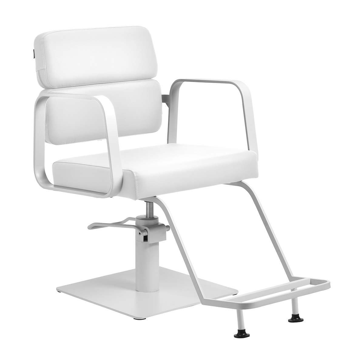 Gabbiano Friseurstuhl Porto Weiß – Hydraulik-Lift Salon