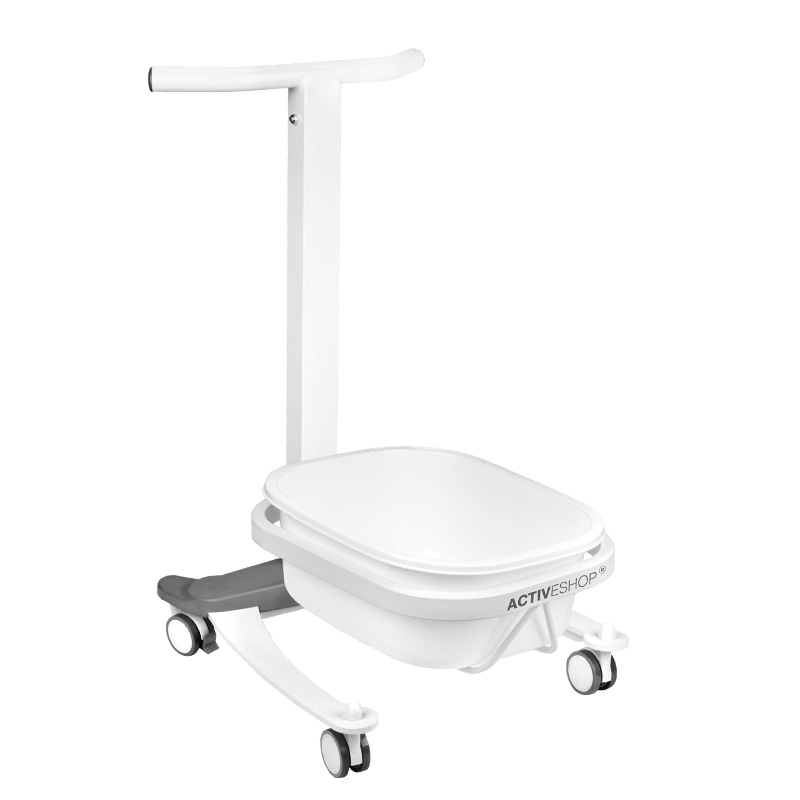 Höhenverstellbare Fußbadewanne Comfort mit Rollen – Pediküre