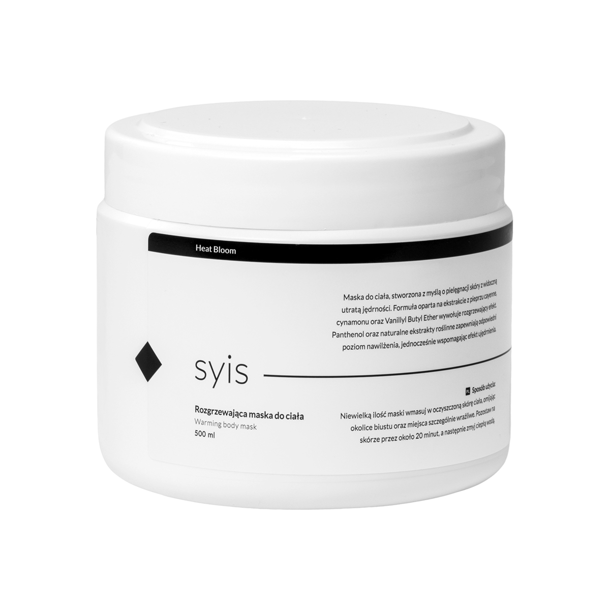 SYIS Heat Bloom Wärmende Körpermaske 500ml – Intensive Wärmepflege für samtweiche Haut