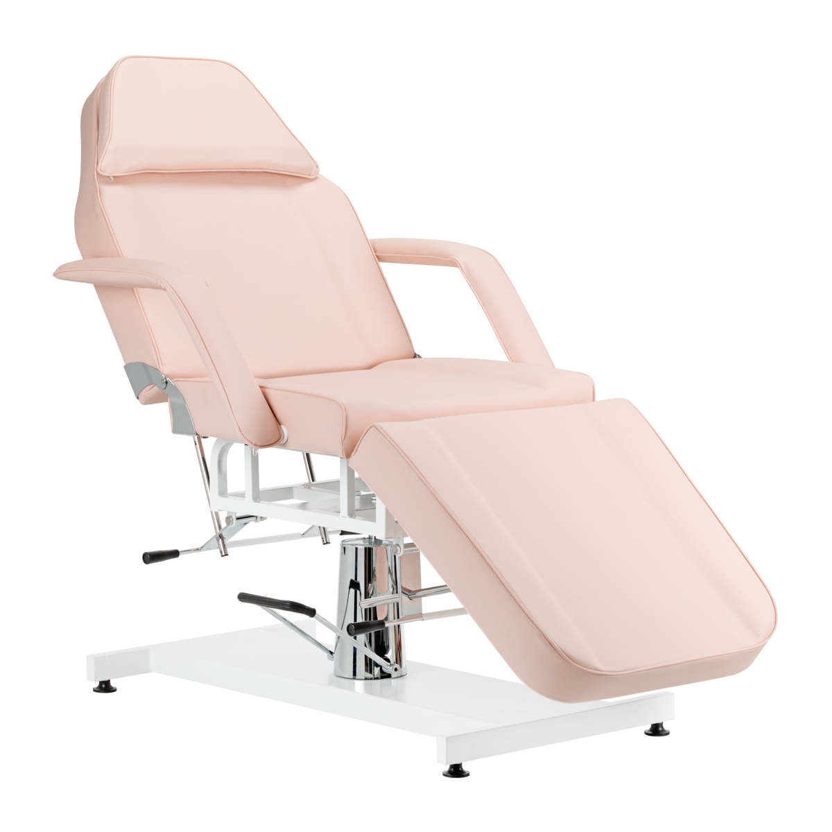 Hydraulischer Kosmetikstuhl Basic 210 in Rosa – Ergonomischer Friseurstuhl mit Höhenverstellung