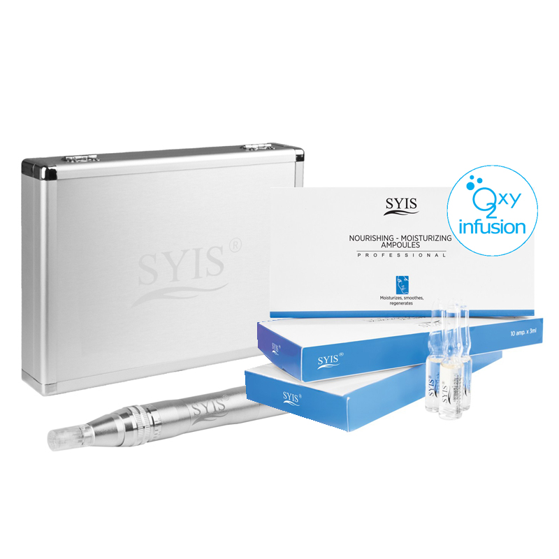 Microneedle Pen 05 Silver + Kosmetika Set – Hautregeneration