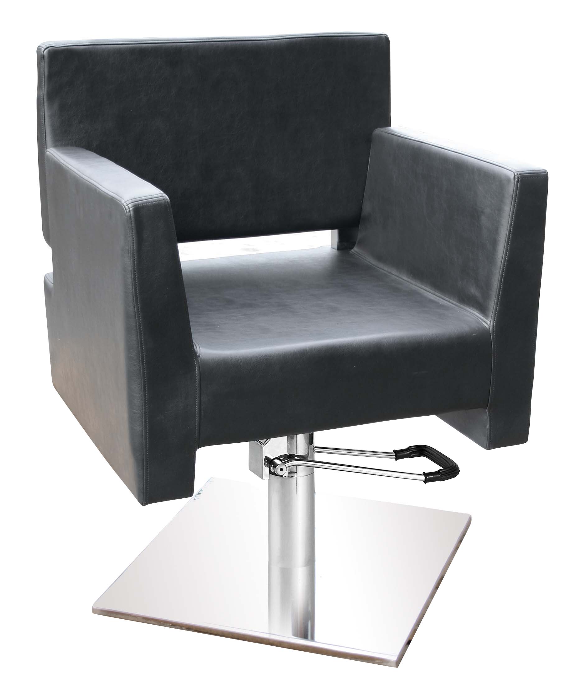 Friseurstuhl Porto Schwarz Hydraulisch Salon