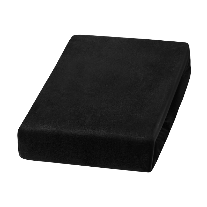 WELUR Schwarzes Sessel-Kosmetik-Abdeckung – Frottee
