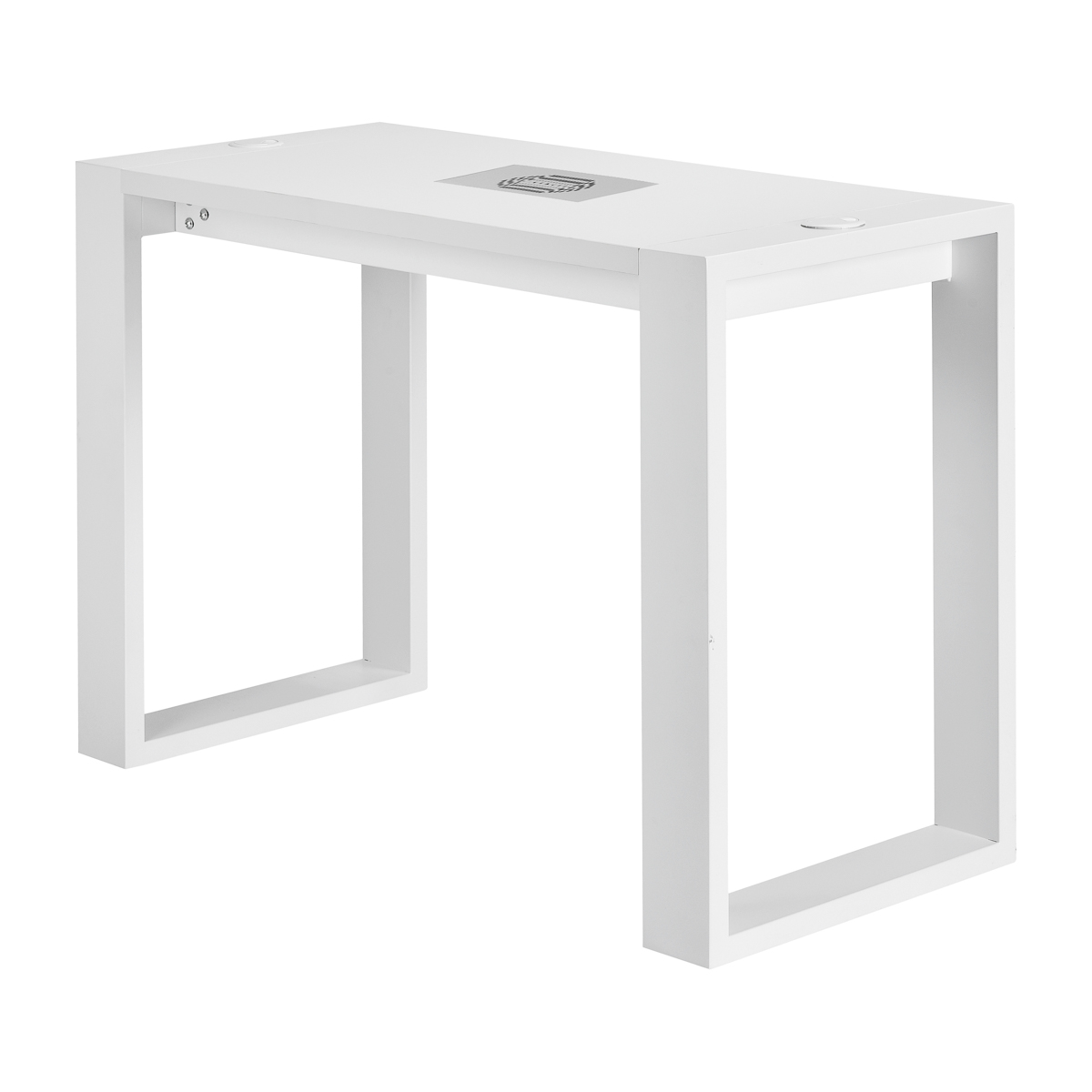 Kosmetikspiegel mit Absaugvorrichtung weiß – Kosmetiktisch