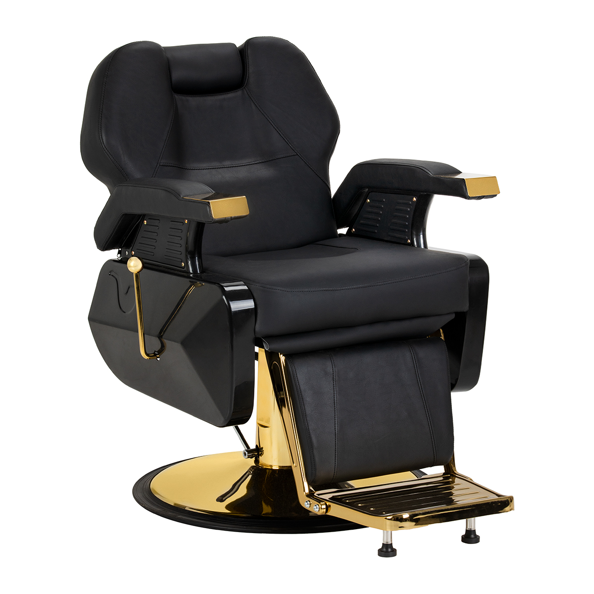Hair System Barberstuhl New York schwarz gold