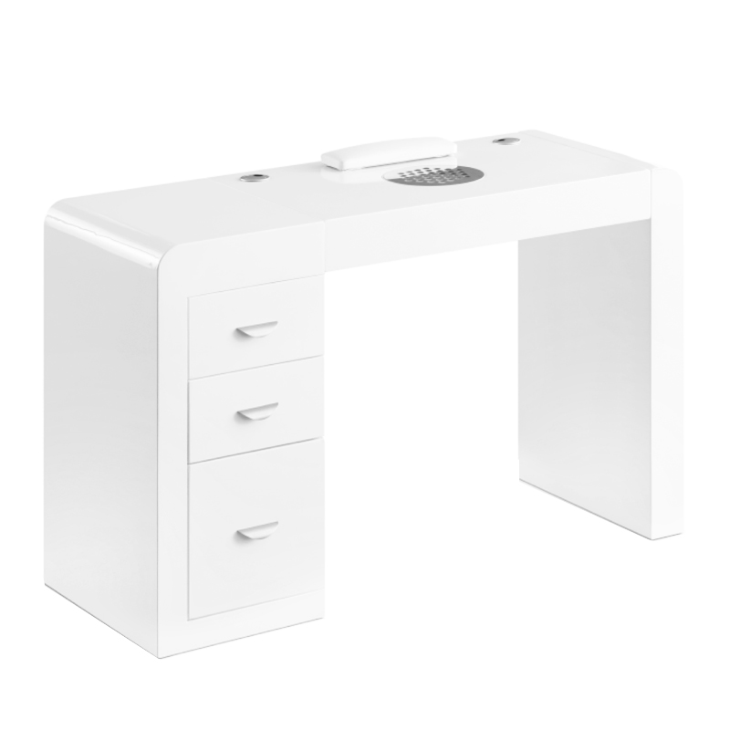 ACTIVESHOP Kosmetiktisch 312 weiß rechts – mit Absorber