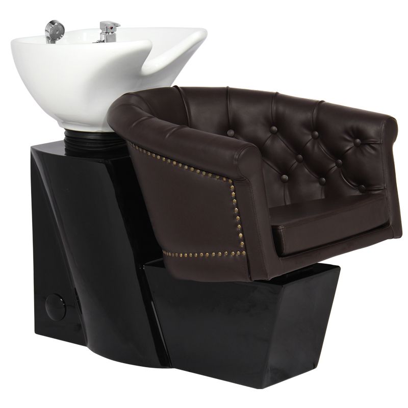 Gabbiano Friseurwaschbecken London Braun - Elegantes Design