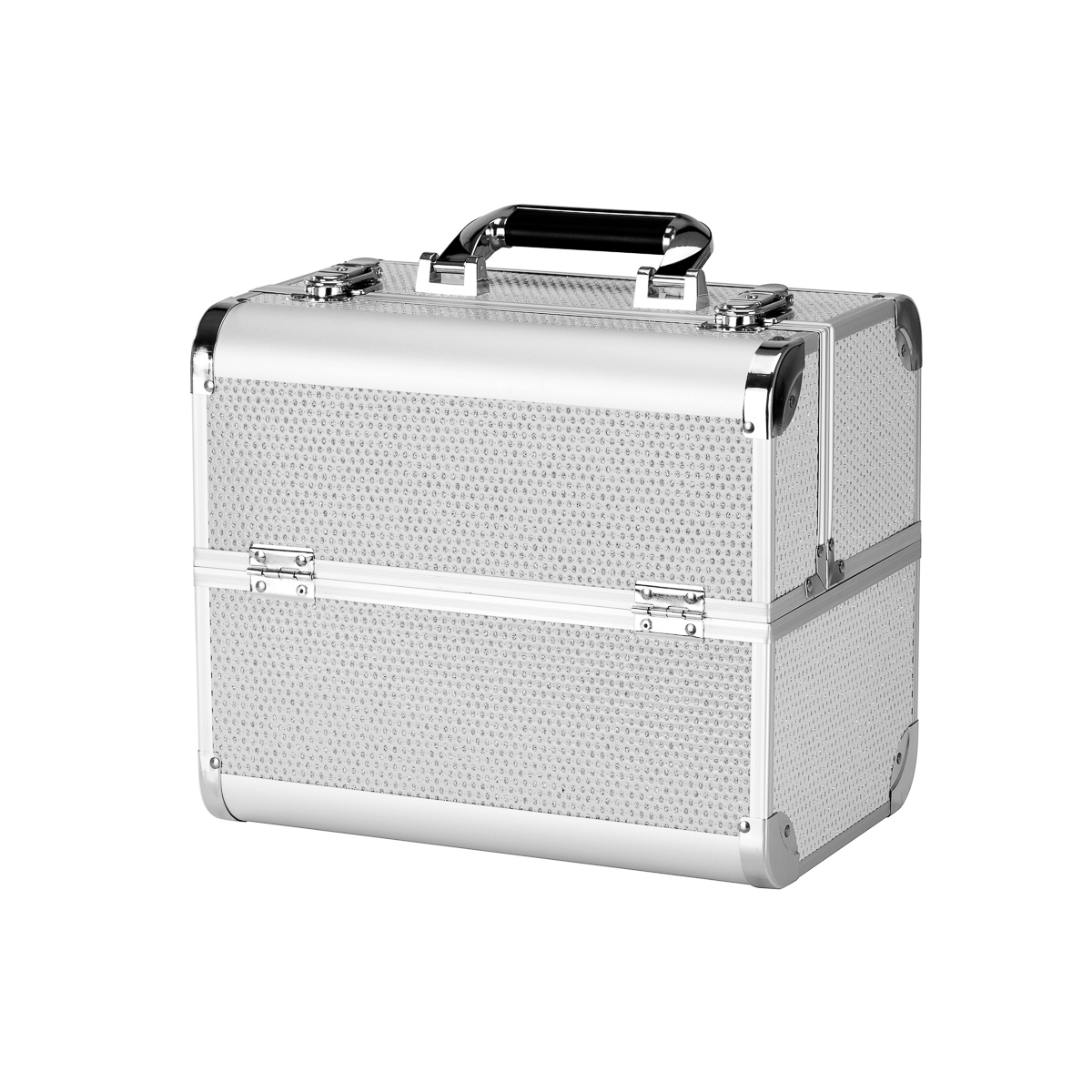 ACTIVESHOP Kosmetik-Koffer silber 44 - Profi Organizer