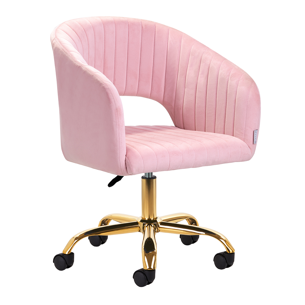 4RICO Drehstuhl rosa | Friseursalon Wartebereich Sessel