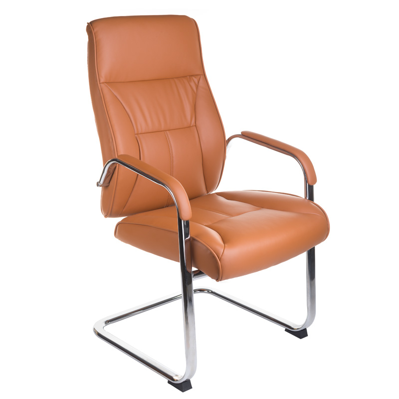 Eleganter Wartestuhl Braun - Komfort-Sessel für Salon Wartebereich