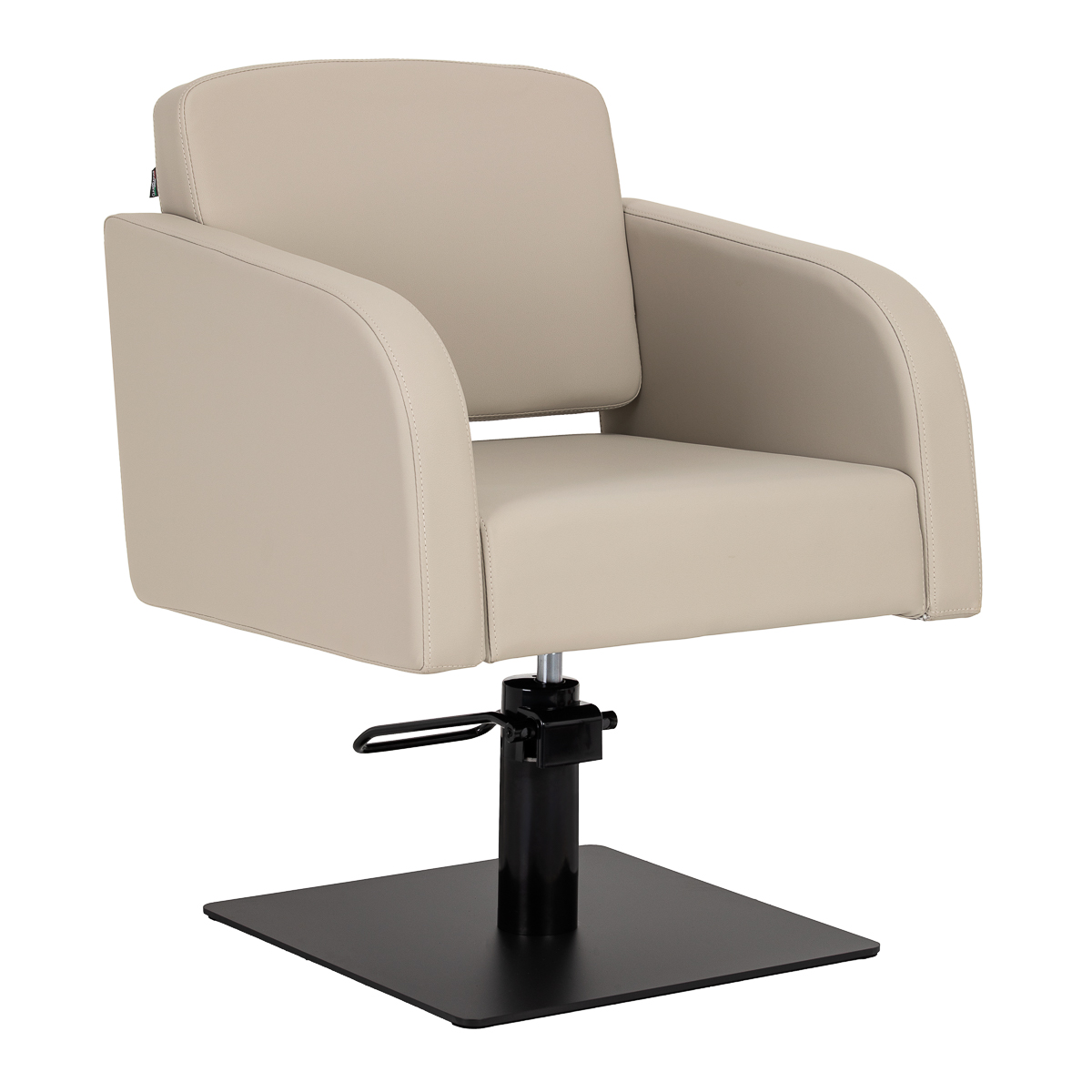 Gabbiano Friseurstuhl Elda Grau-Beige - Premium Friseursessel für Salon & Friseur