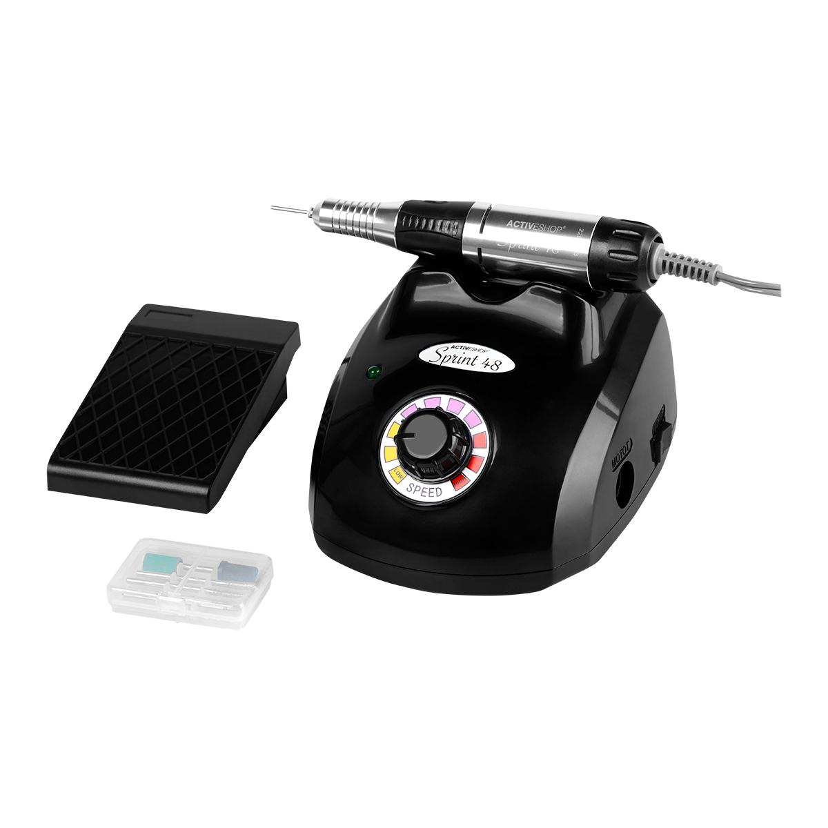 NAGELFRÄSER SPRINT 48 BASIC SCHWARZ - Profi Fräser für Nageldesign & Pediküre