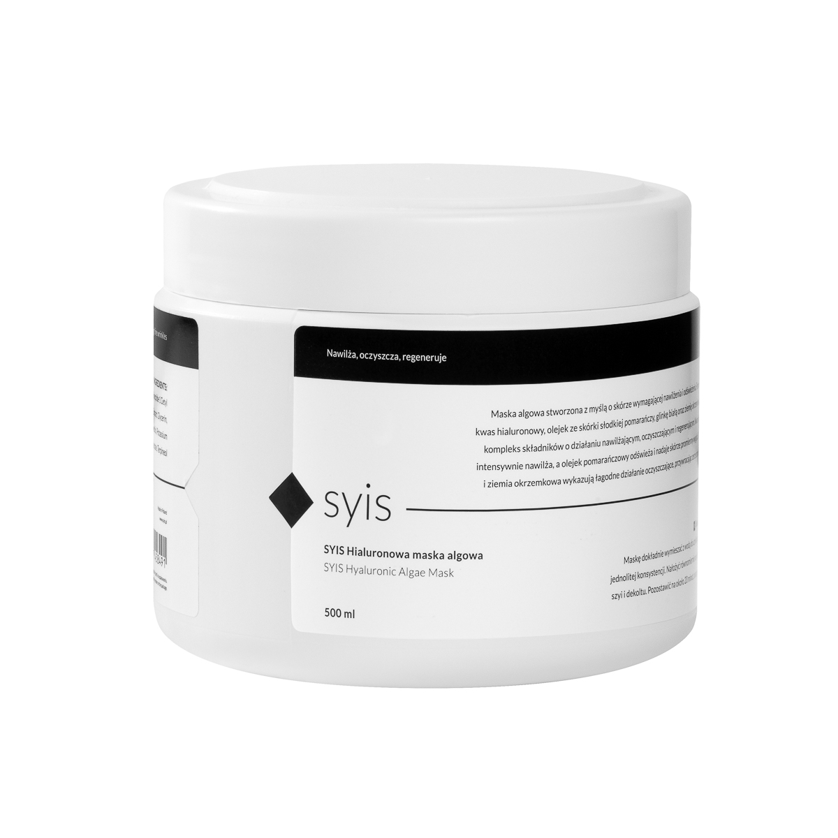 SYIS Hyaluron-Algen-Maske 500ml - Intensive Feuchtigkeitspflege für Gesicht und Hals