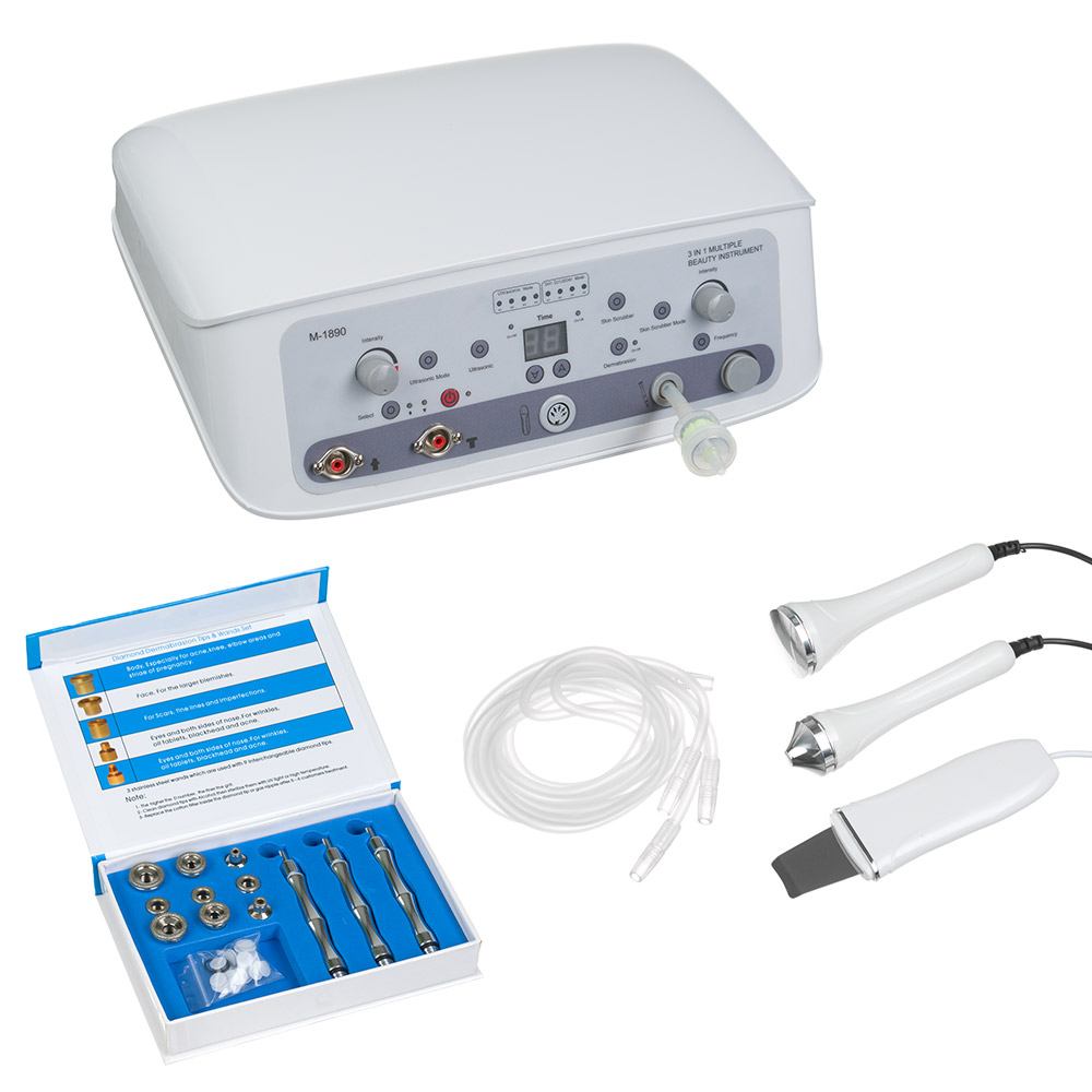 Profi Kosmetik Multifunktionsgerät 3in1 Diamond Pro - Grau