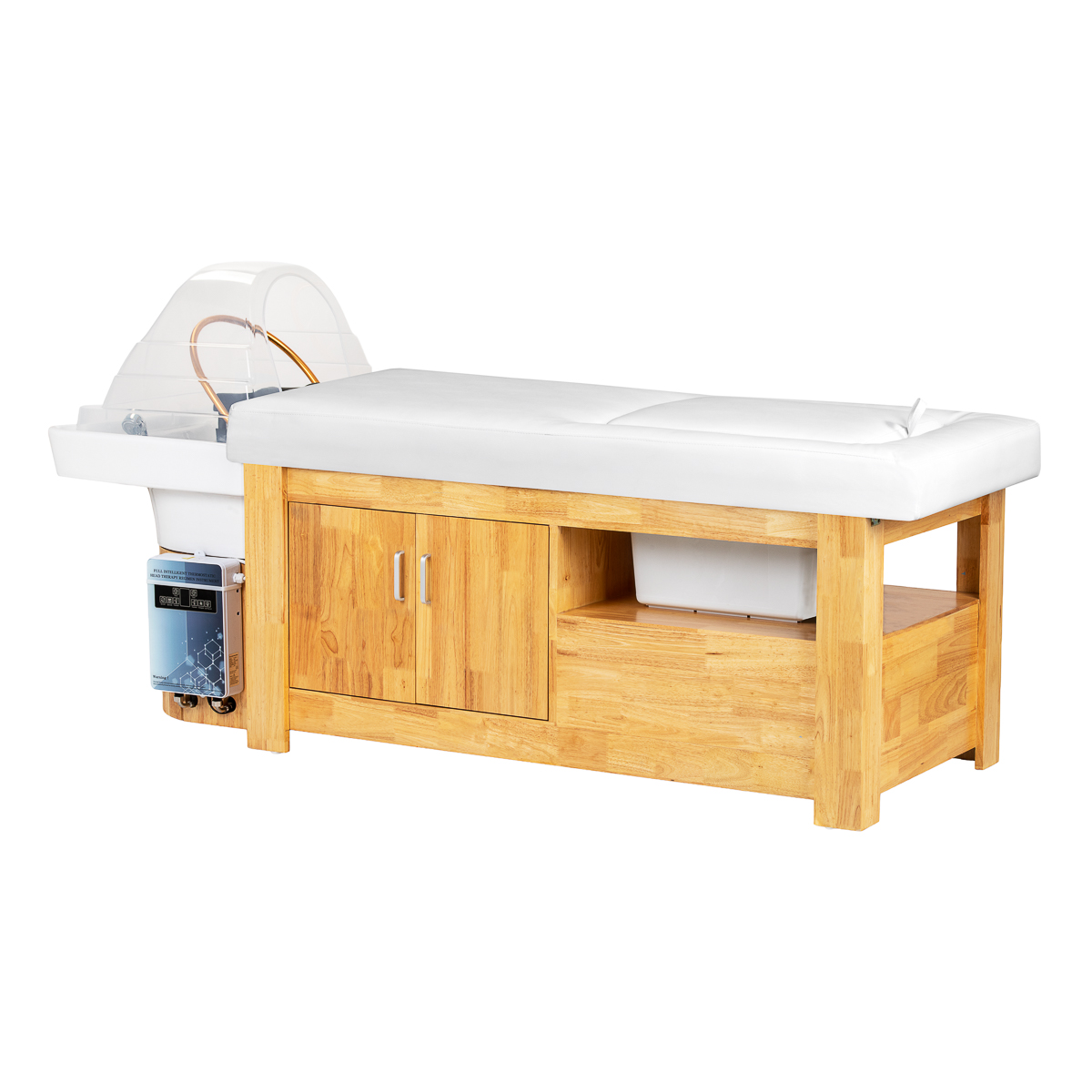 Gabbiano Head Spa Friseurwaschbecken Liege Bali Weiß