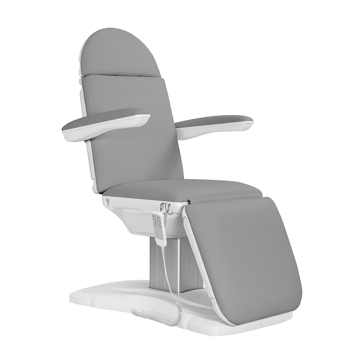 Sillon Eclipse 3 Motor elektrische Kosmetikliege in Grau – Premium Behandlungsliege