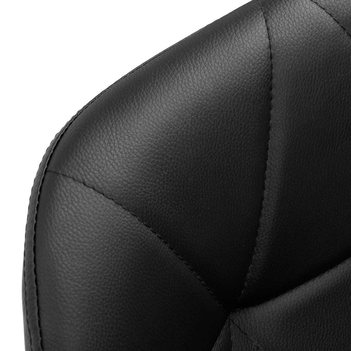 Kosmetikhocker QS-06B schwarz - Ergonomischer Friseurstuhl für Salon & Zuhause