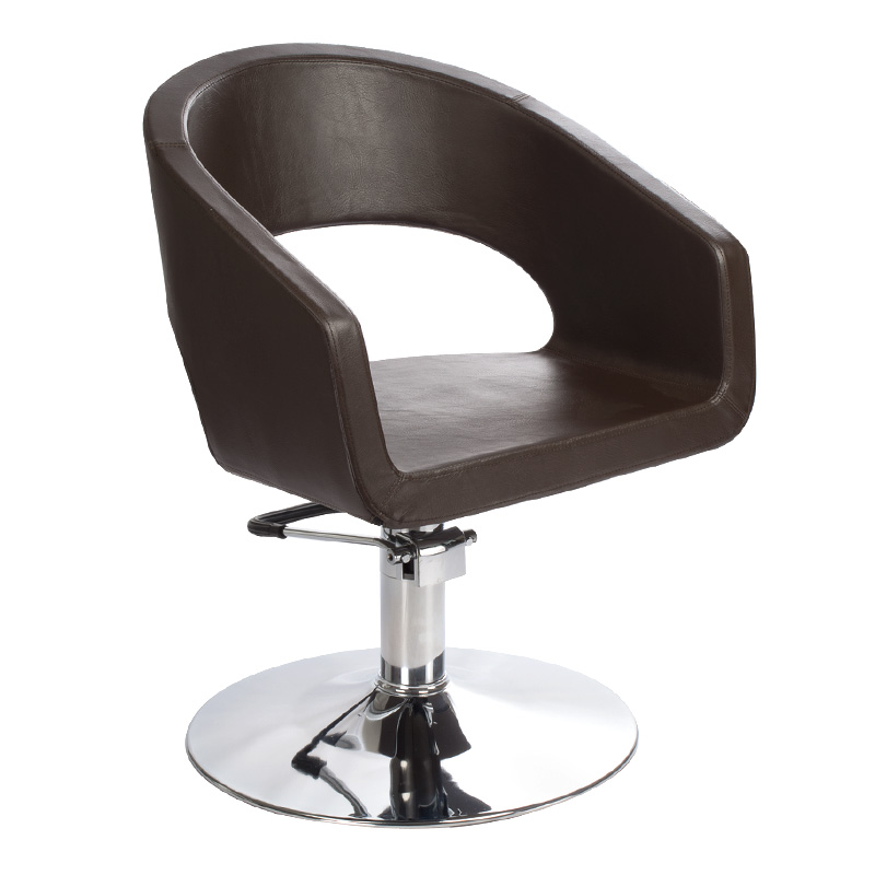 Hydraulischer Friseurstuhl Braun - Elegante Friseureinrichtung