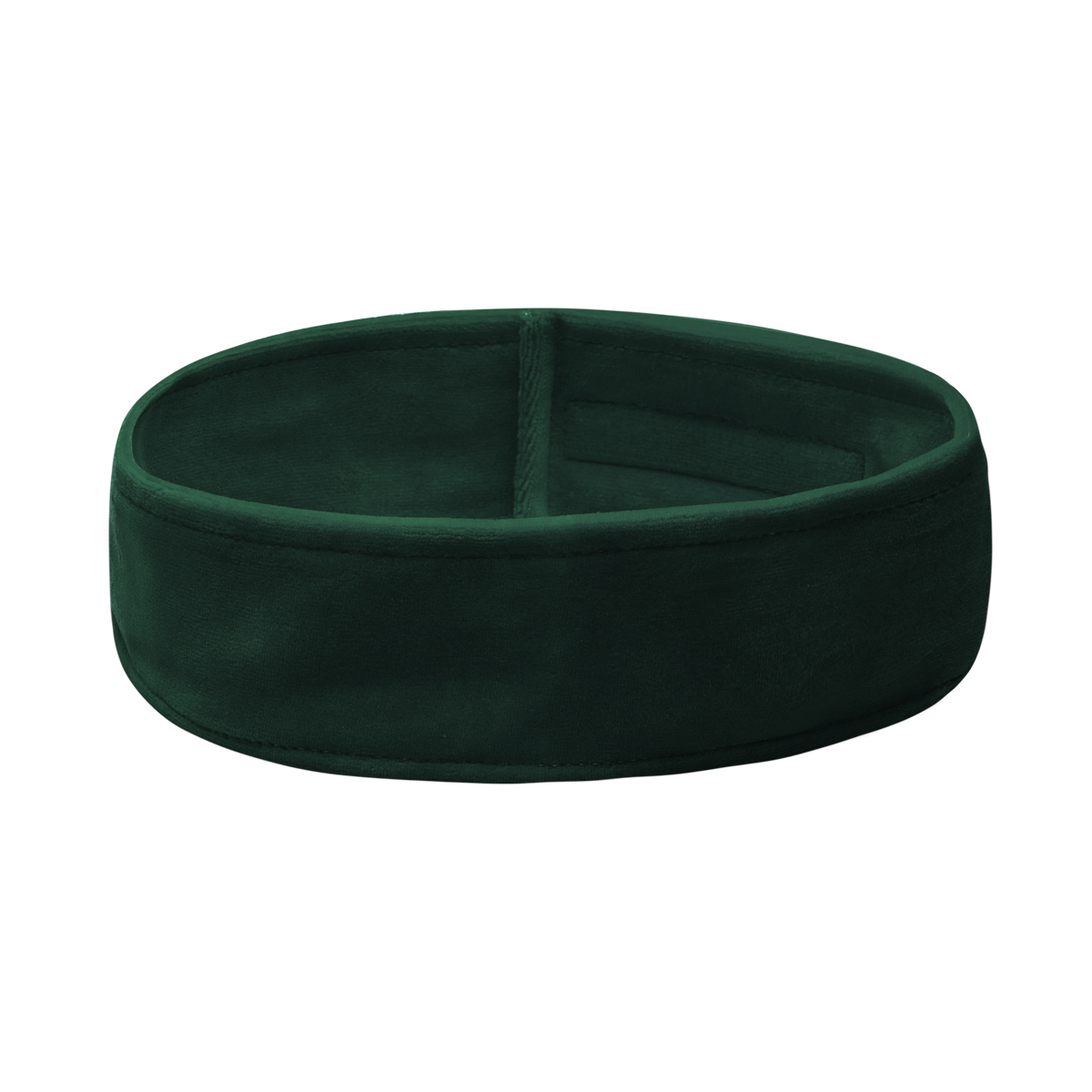 Samtkosmetikband Flasche Grün – Velcro Befestigung