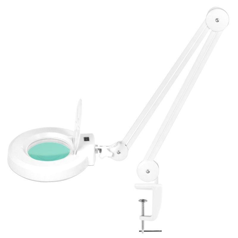 LED Tischlupenleuchte S5 – Profi-Inspektionsleuchte mit Lupe für Friseur & Kosmetik
