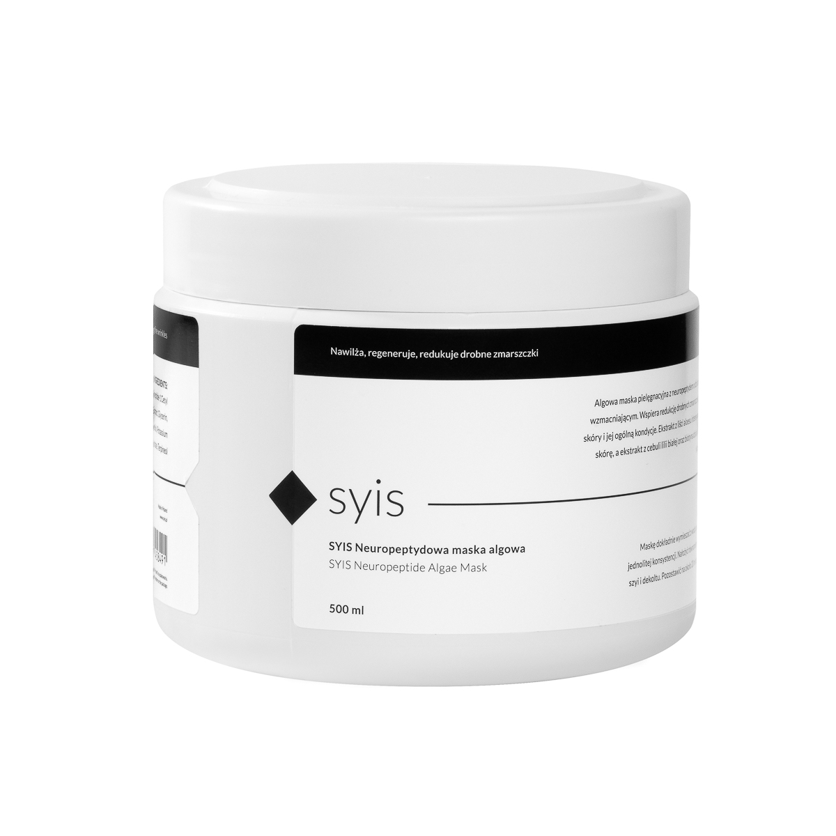 SYIS Neuropeptid Algenmaske 500ml - Tiefenwirksame Hautpflege mit Meeresalgen
