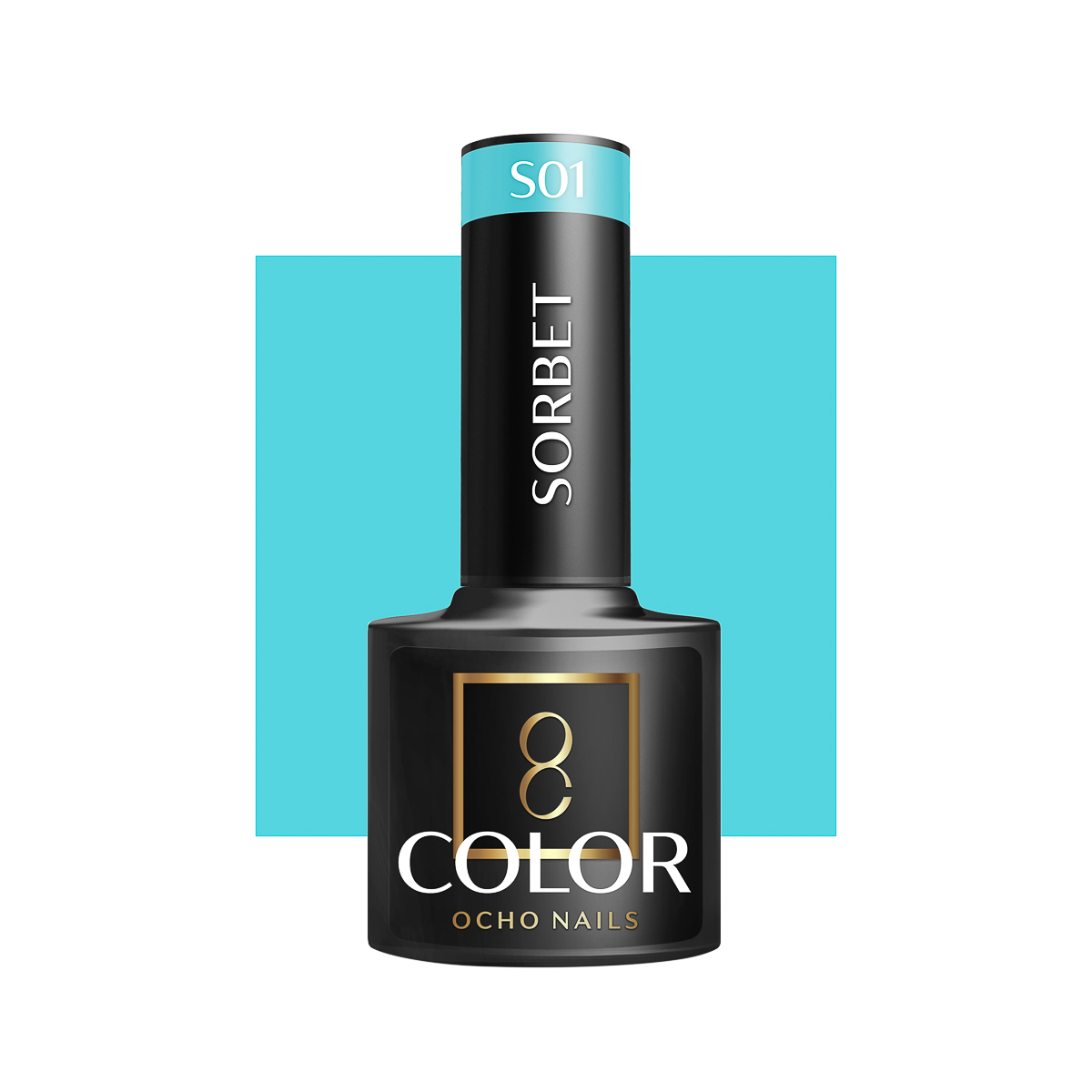 OCHO NAILS Hybrid-Nagellack Sorbet 5g – Professionell