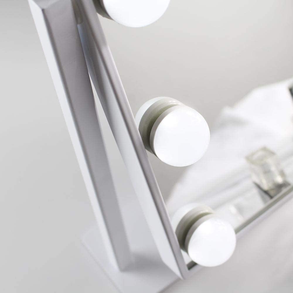 Beauty System Hollywood Spiegel dimmbaren LED Lampen 47x36cm