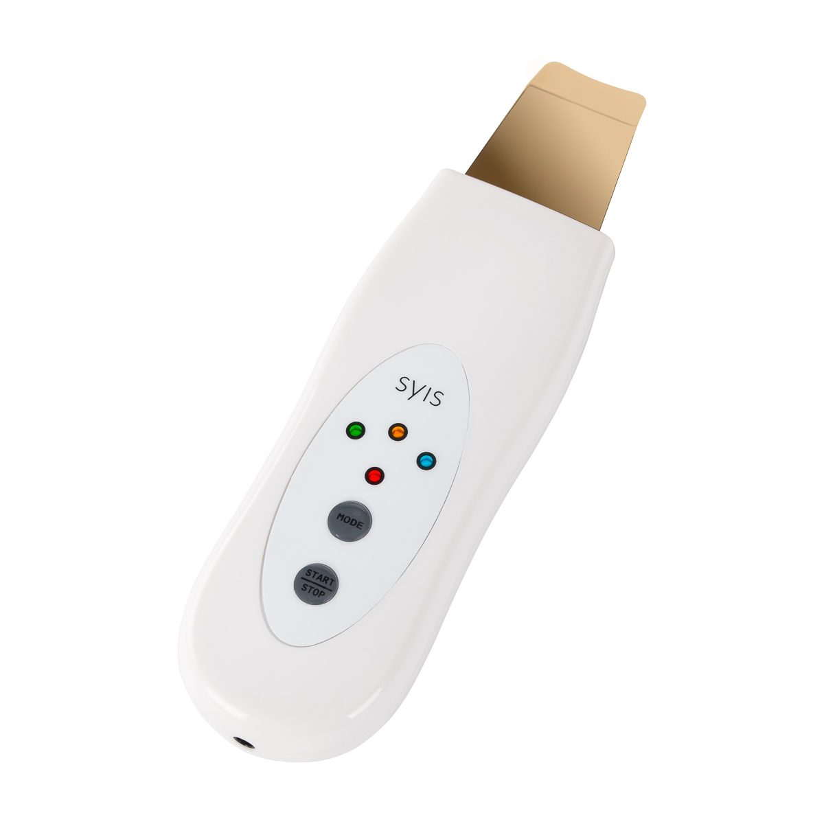 SYIS Dermo Lift & Peel Skin Scrubber mit Goldspatel – Ultraschall-Gesichtsreinigung