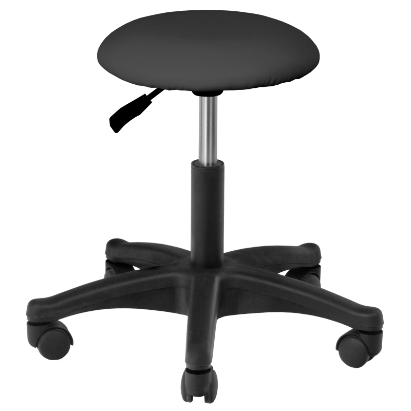 Kosmetikhocker schwarz am-312 - Professioneller Friseursalon Hocker