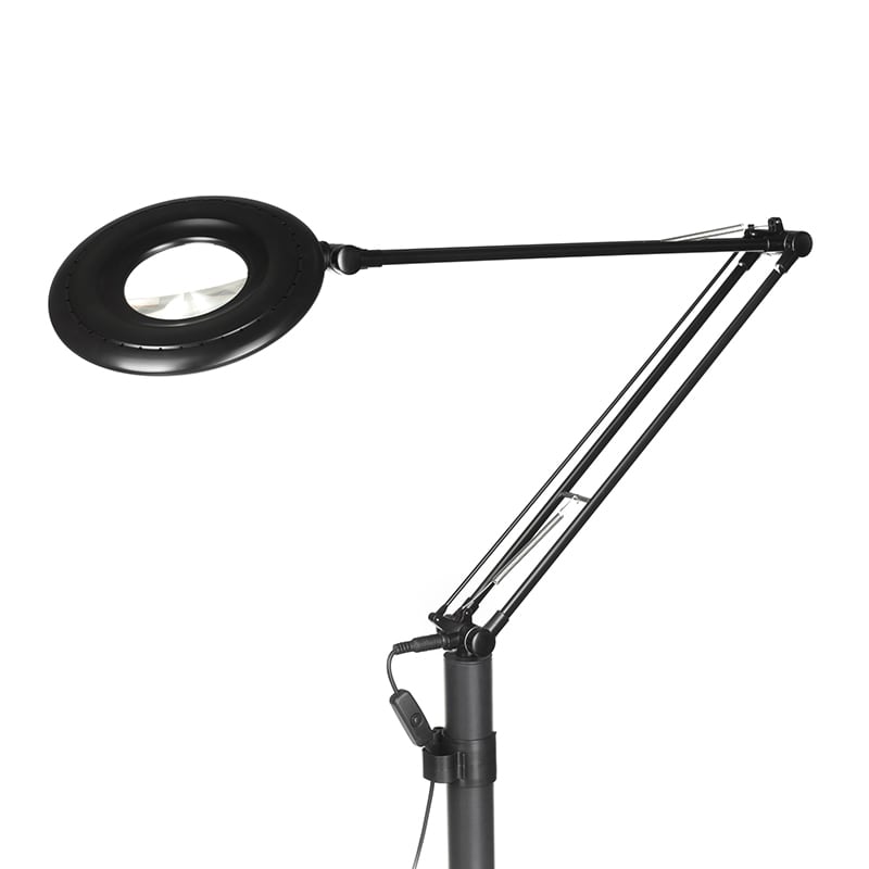 Professionelle LED Arbeitsleuchte mit Lupe für Tattoo Studios