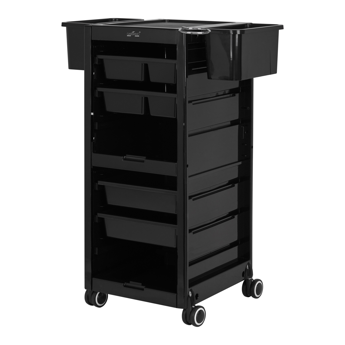 Gabbiano Friseurwagen 68B schwarz - Profi Friseurbedarf für Salons