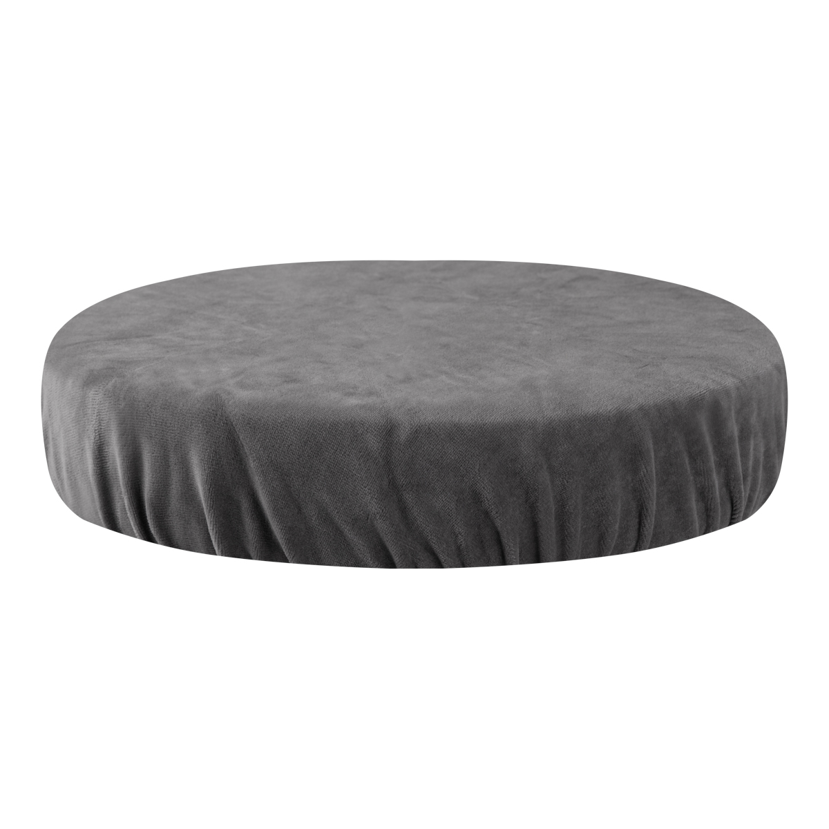 Welur Hocker Abdeckung Grau – Frottee Haarstrick
