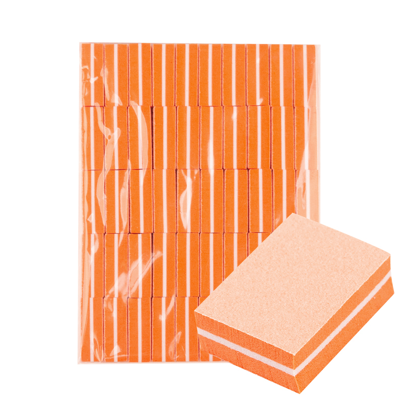 Ocho Nails Mini Block Orange 50er Set – Polierblock