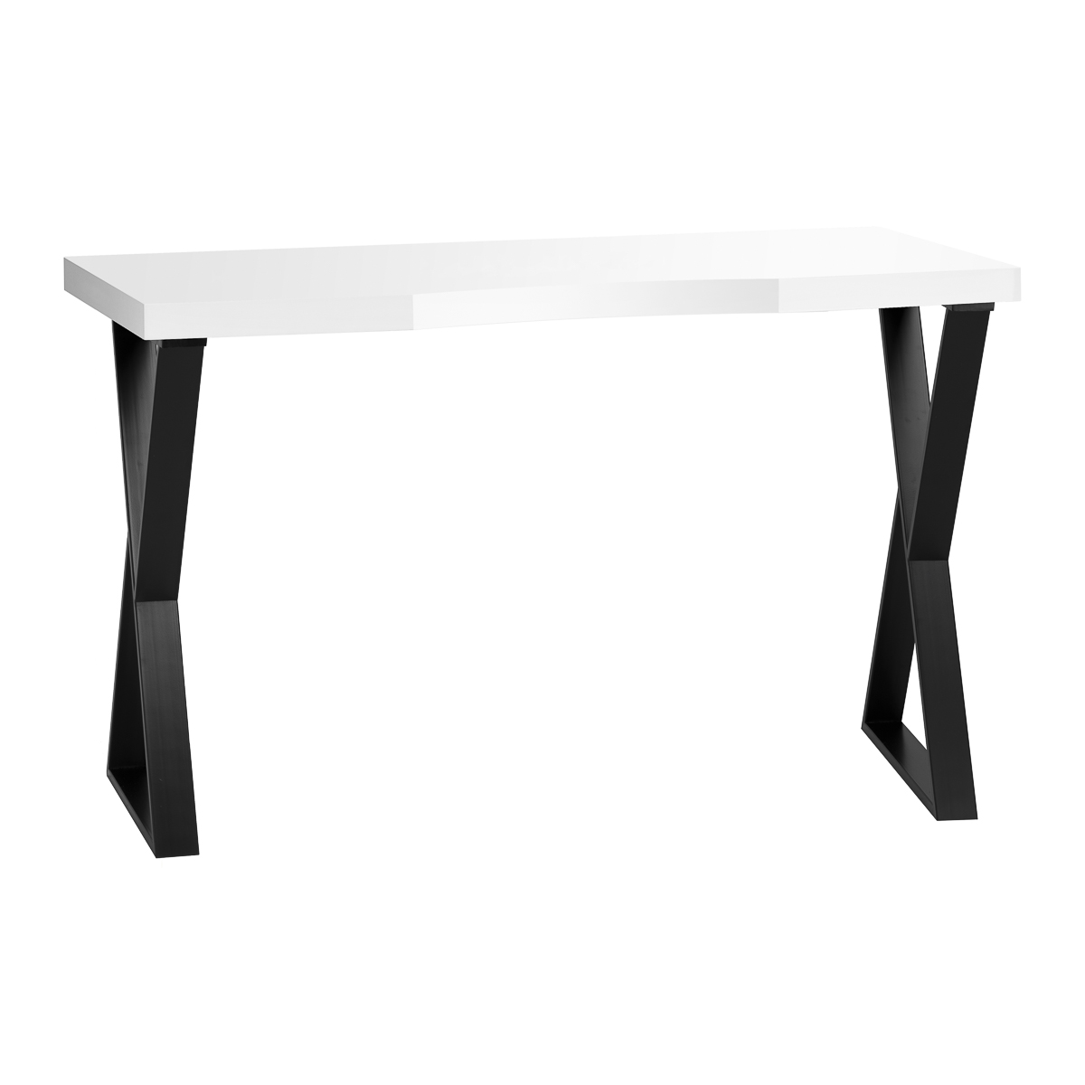 Momo 04-BL Kosmetiktisch weiß-schwarz – Nagelstudio Tisch