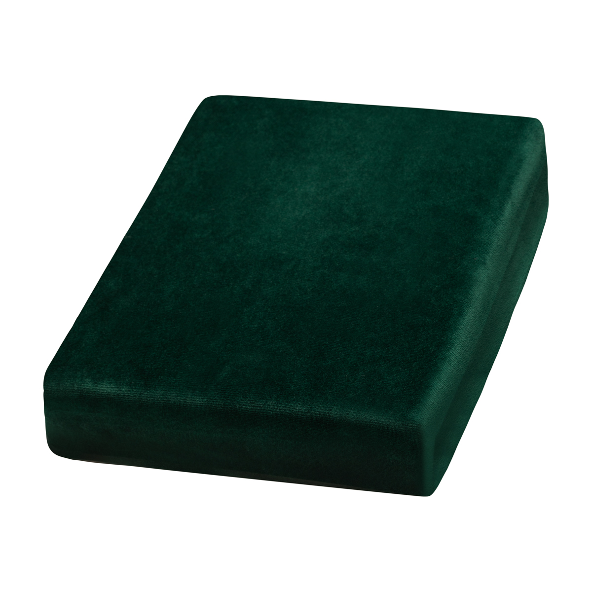 Blatt Kosmetiksessel Bezug Velours Grün 70x190cm