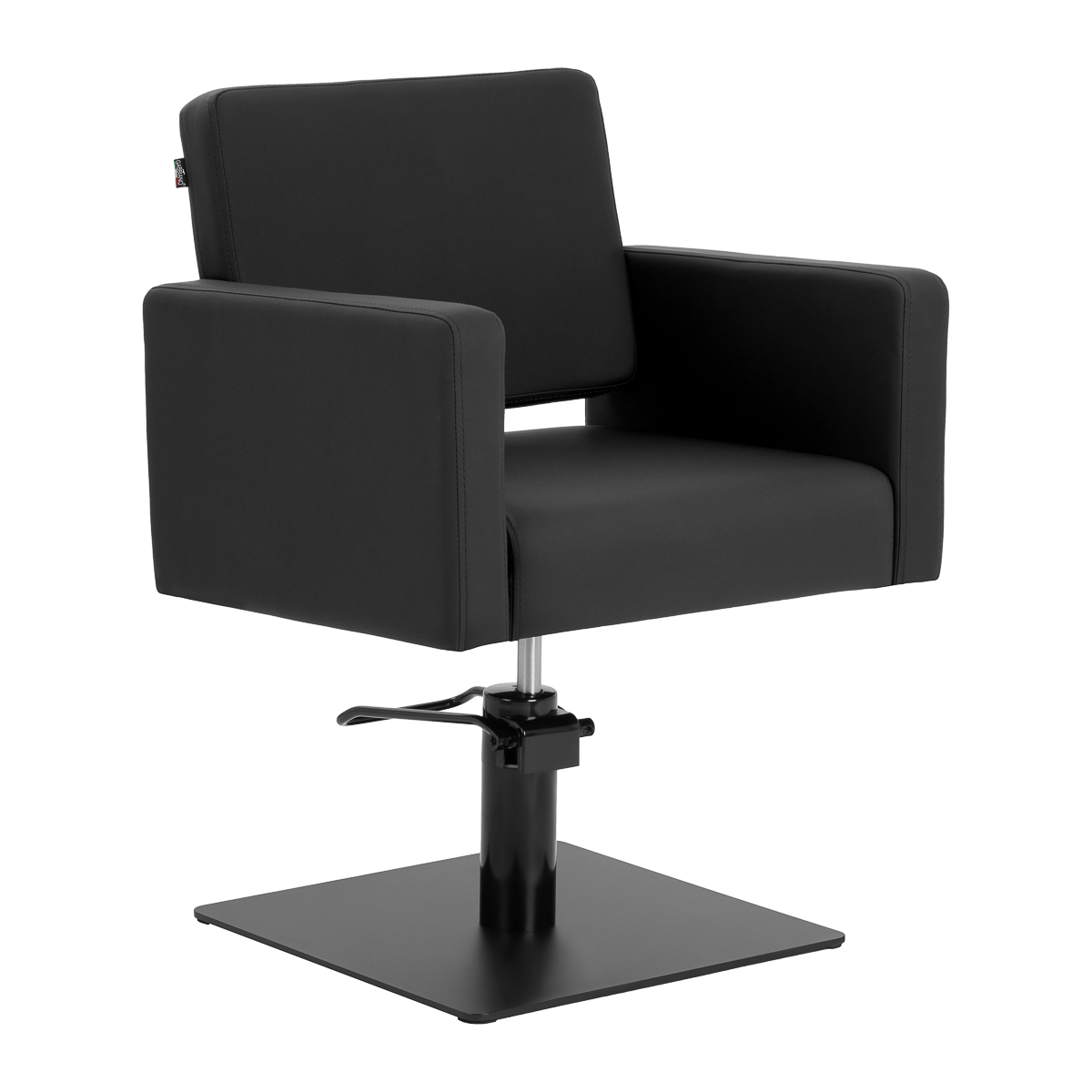 Gabbiano Friseurstuhl Vitoria in Schwarz – Premium Friseursessel für Salon & Barbershop