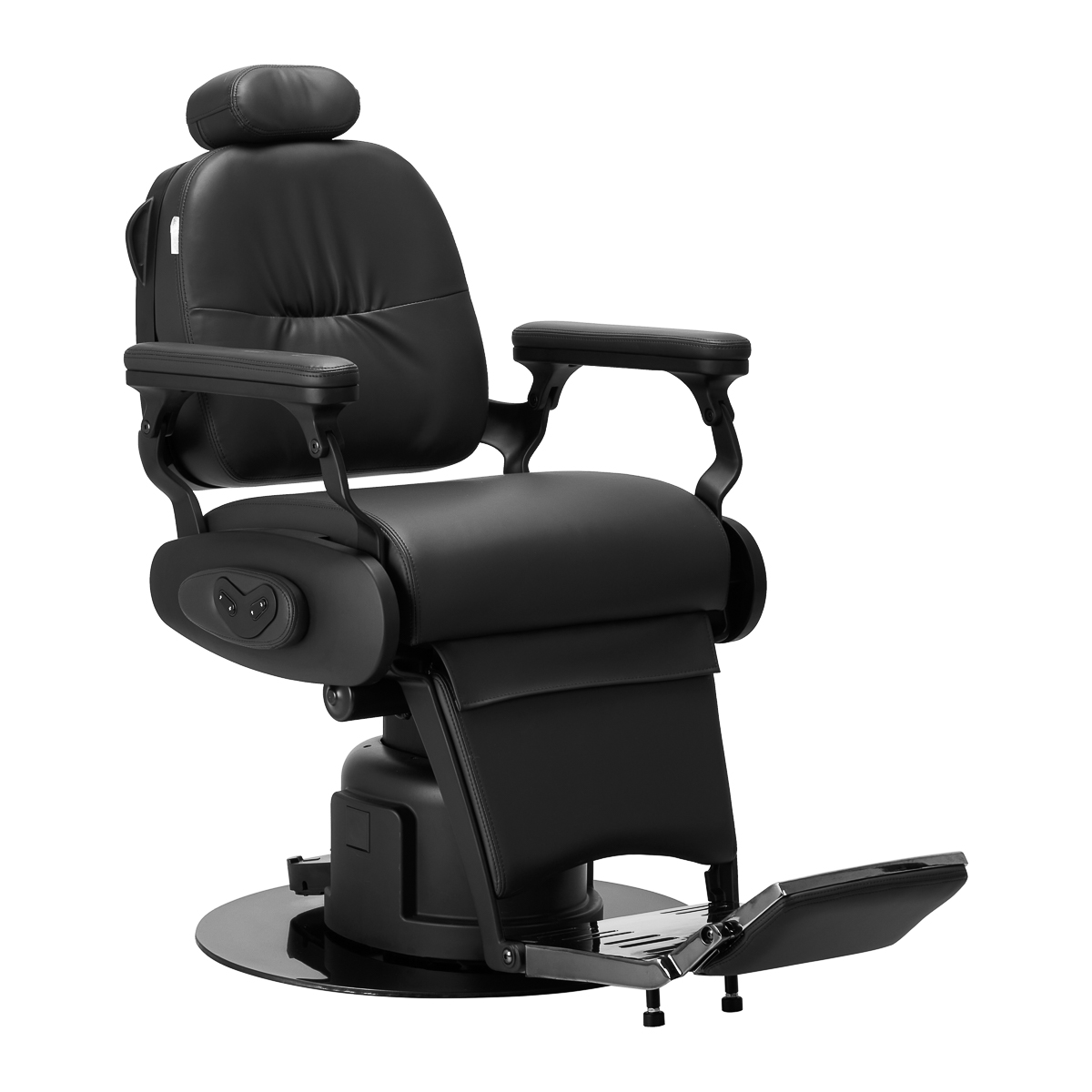 Elektrischer Barberstuhl Gabbiano Duke Schwarz