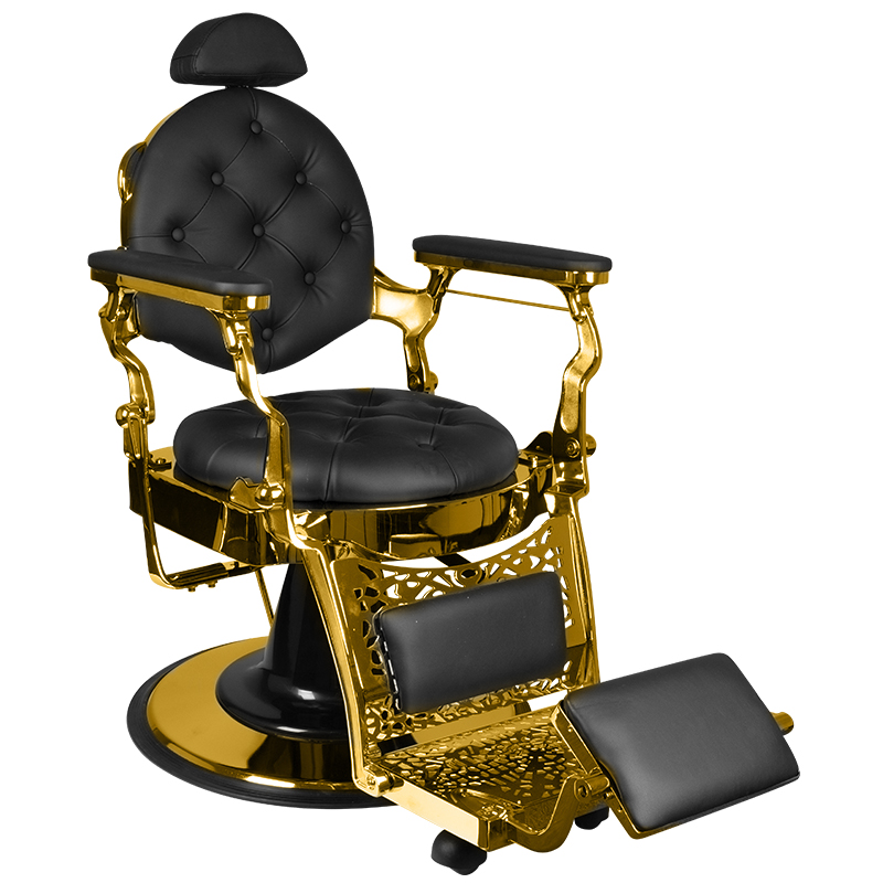 Gabbiano Barberstuhl giulio gold schwarz