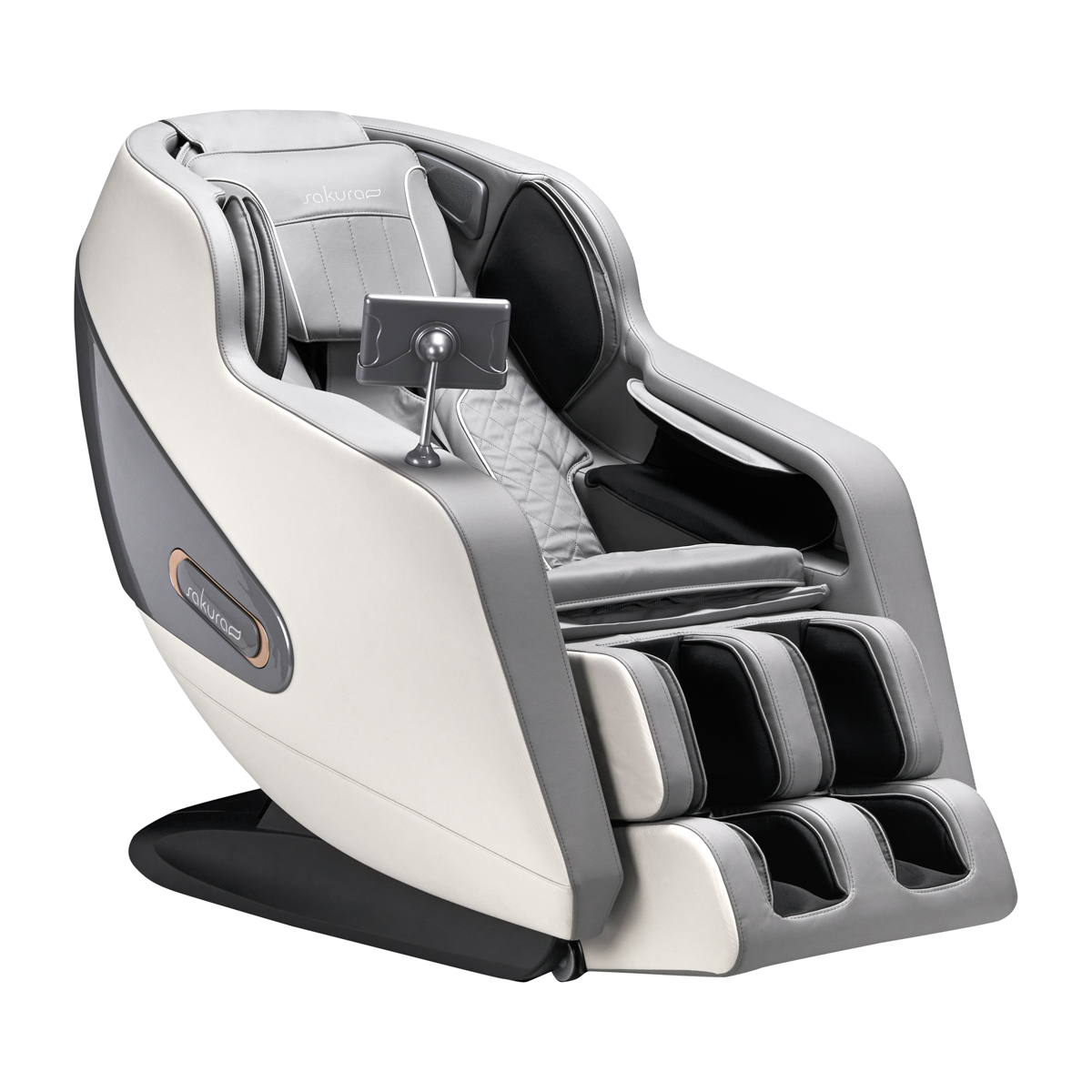 Sakura Massagesessel Comfort Plus 806 Grau - Premium Relaxsessel für Friseur & Kosmetik