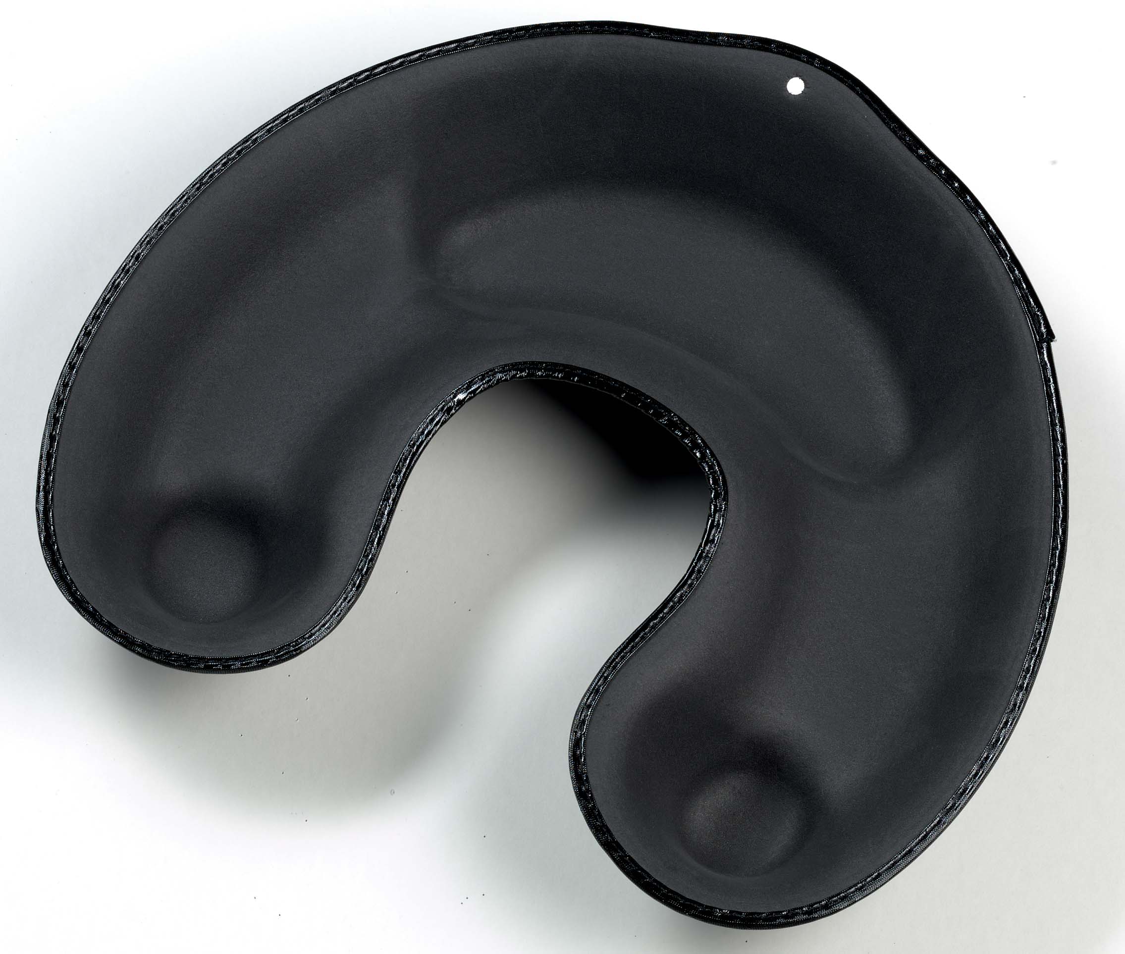 Halsschutzschale Weich 34X30Cm Schwarz Friseur 01
